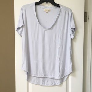 Cloth & stone light blue blouse medium